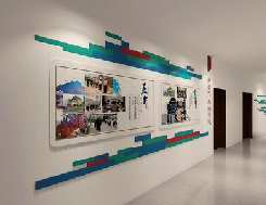 岳西企业文化墙用什么材料好？